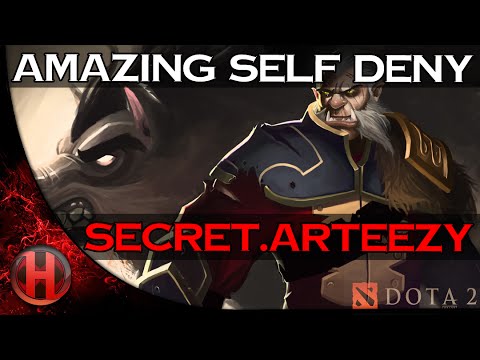 Dota 2 - Amazing Self Deny by Secret.Arteezy vs. LGD-Gaming
