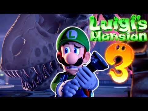LUIGI FIGHTS A T-REX! | Luigi's Mansion 3 Gameplay