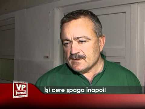 Îşi cere şpaga înapoi!