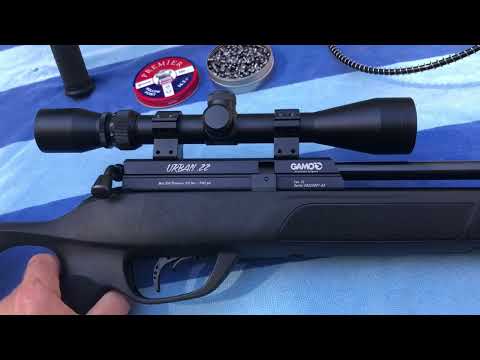 GAMO URBAN 22 - PCP AIR RIFLE-Setup, features, review and target shooting