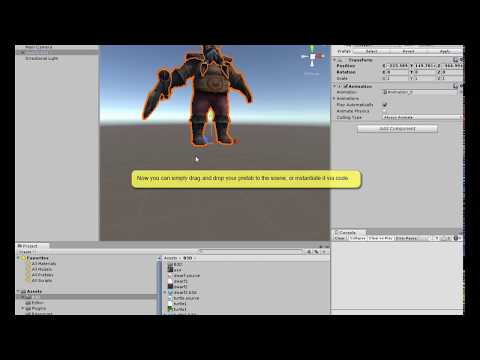 TriLib - Importing model inside Unity Editor