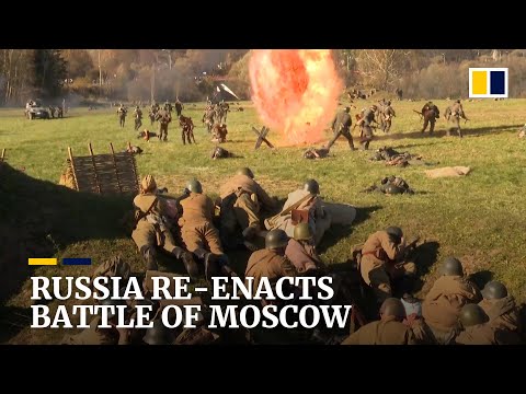 Russia re-enacts Battle of Moscow to commemorate its 80th anniversary