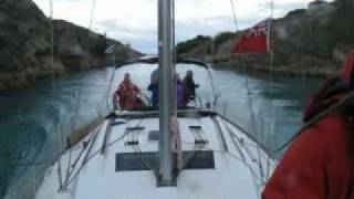 preview picture of video 'Sailing Jolly - Corfu-to-Lavrio-Oct-2010 on Beneteau Oceanis 43'