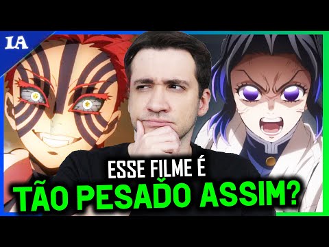 EU VI O FILME PARA ADULTOS de DEMON SLAYER Castelo Infinito