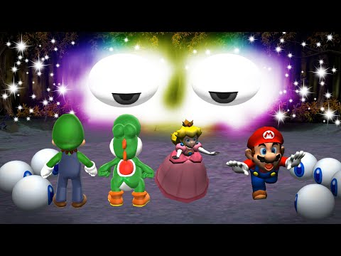 Mario Party 8 Minigames Yoshi vs Peach vs Luigi vs Mario Master