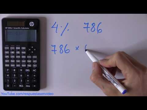 How to calculate 4 percent - calculate percentages