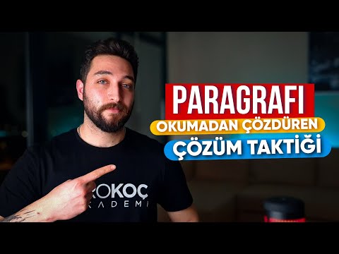10 SANİYEDE Paragraf Sorusu Çözdüren Taktiğim | 25 DAKİKADA TÜRKÇEYİ FULLE!