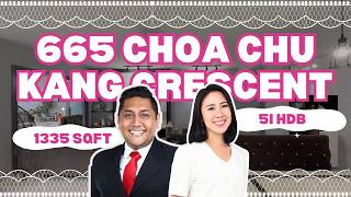 [FOR SALE] 665 CCK - 5I HDB WITH BALCONY, 1335SQFT!