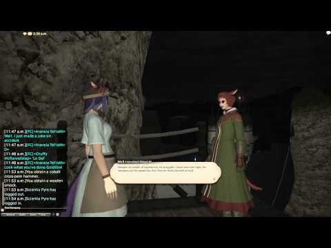 Final Fantasy XIV - 45 & 50 Blacksmith Quests