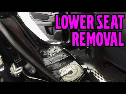 WRX rear seat lower cushion removal tutorial thumbnail