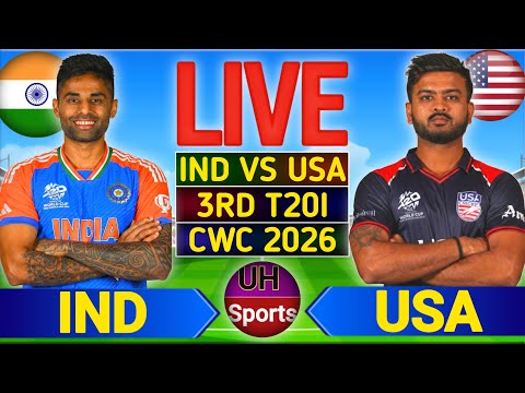🔴 LIVE: India vs USA Live Cricket Match Today, T20 World 2026, USA vs India Live, Score 2nd Innings