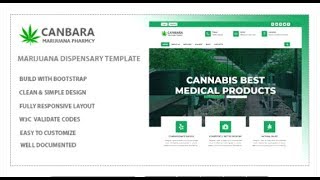 Canbara - Medical Marijuana HTML Template | Themeforest Templates