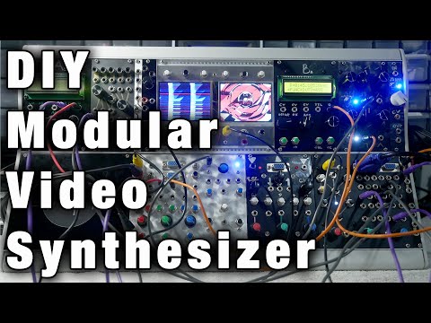 My DIY Modular Video Synthesizer! // Gleix Devices