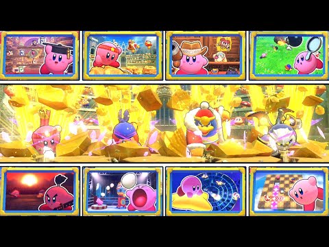 Kirby's Return to Dream Land Deluxe - 4 Players All Minigames (Japanese)