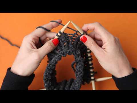 IckeMade - Masche verschränkt rechts stricken