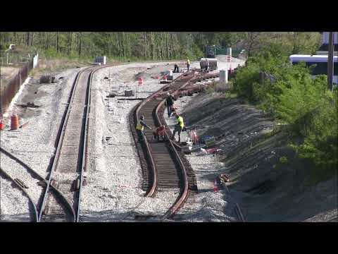 South Coast Rail: Fall River Layover Yard - 5/18/2022