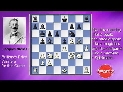 Chess Brilliancies | Game 5 | Jacques Mieses vs David Janowski, 1900