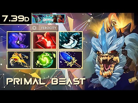 [OFFLANE] COLLAPSE PRIMAL BEAST 7.39d | FISSURE UNIVERSE EPISODE 6 | #Dota2 #4K