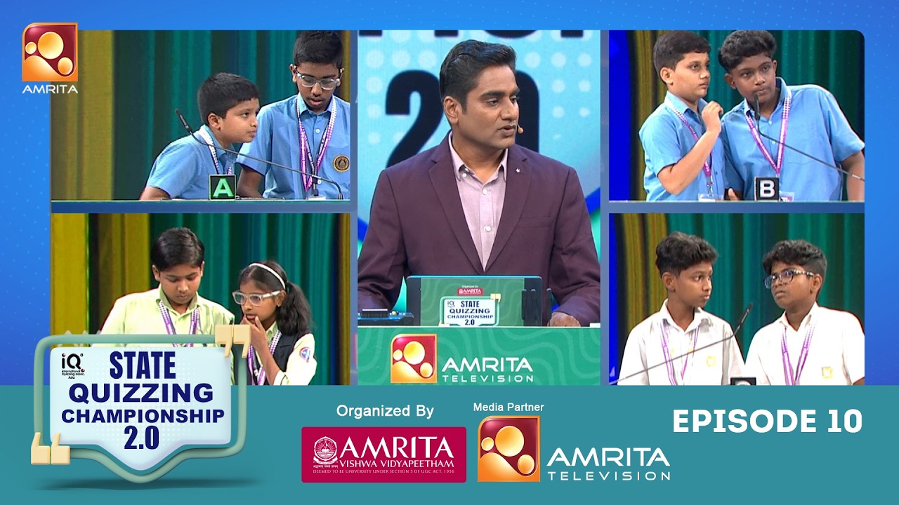IQA State Quizzing Championship 2.0 - Episode 10 | Quarter Level Junior Quiz Program | Amrita TV