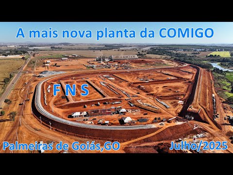 NOVA PLANTA DA COMIGO MOVIMENTA O AGRO GOIANO NA FERROVIA NORTE SUL-PALMEIRAS DE GOIÁS-JULHO/2025