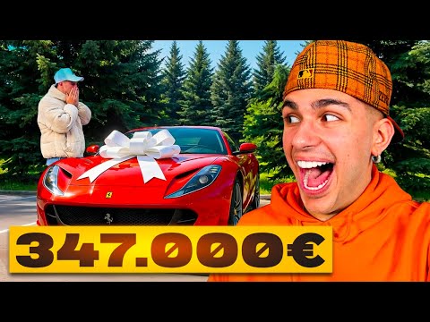They STEAL his MOTORCYCLE, so I GIVE him a FERRARI!