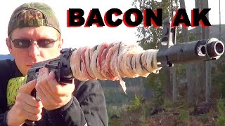 Can You Cook BACON On The Barrel Of An AK47?