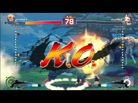 SSF4 Rank Match  Bullcat (GK)  vs  Toncotsu (IB)