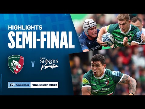 Leicester v Sale - HIGHLIGHTS | Radwan Scores Play-Off Brace | Gallagher Premiership 2024/25