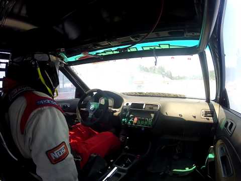 SpeedFactory Racing's 7 second pass viewed from the there Vibrant Performance SFWD civic