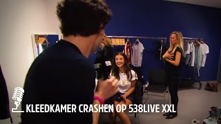 Kleedkamer crashen bij Maan, Sharon Doorson & Miss Montreal | 538Live XXL 2016