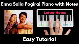 Enna solla pogirai Piano Tutorial with Notes  AR R