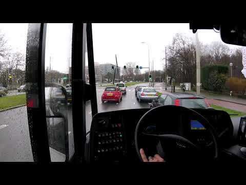 Busdriversview | HTM lijn 28: Den Haag Zuiderstrand - Voorburg Station | 2020