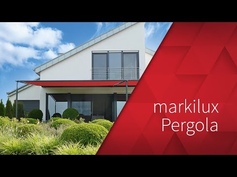 markilux pergola - Markisensystem auf filigranen Säulen