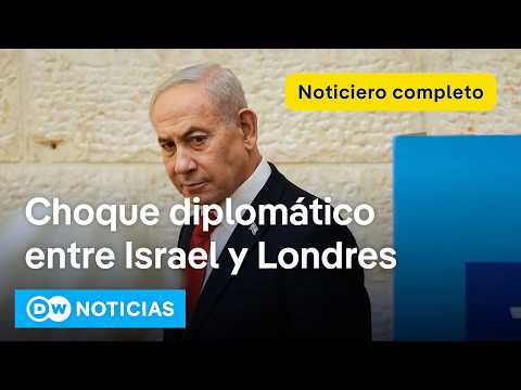 🔴 DW Noticias 8 septiembre: Israel y Reino Unido chocan por sanciones y acusaciones cruzadas
