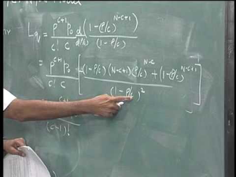 Lec-32 Multiple Server Queueing Models
