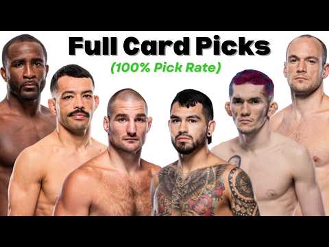 UFC Fight Night Strickland vs Hernandez FULL Card Predictions & Breakdown