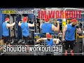[Shoulder workout day] 삼각근운동 - 피라미드 세트 - 중량과 부하의 원칙 - 근육의 기능적 사용 제어 - JM WORKOUT 제이엠 워크아웃 - 대표 김정민