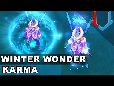 Winter Wonder Karma Skin Spotlight (League of Legends)