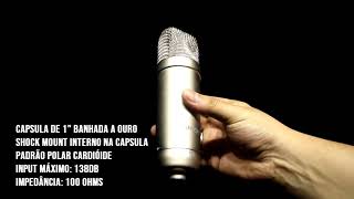 Video thumbnail for Unboxing microfone Tannoy TM1 by André Bairres Soares