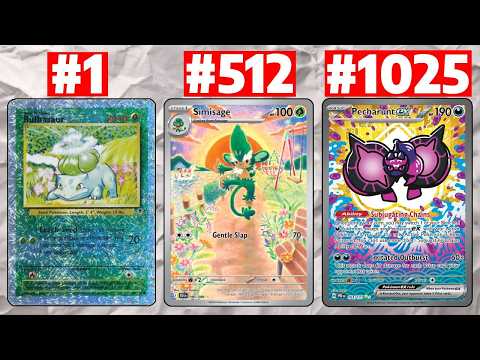 MOST EXPENSIVE Card for EVERY Pokemon EVER