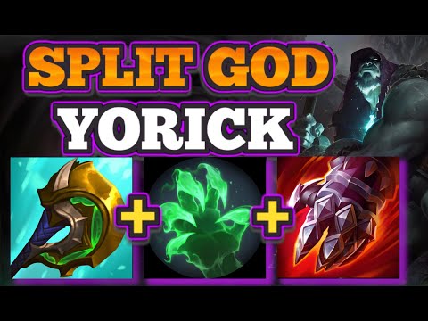 1v9 YOUR GAMES WITH THIS OP YORICK BUILD! (HIGHEST WIN RATE CHAMP) - Season 11 Yorick Top Gameplay
