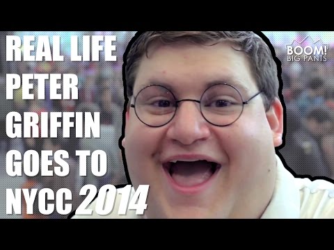 Real Life Peter Griffin Goes To NYCC 2014 | BOOM! Big Pants