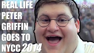 Real Life Peter Griffin Goes To NYCC 2014 | BOOM! Big Pants