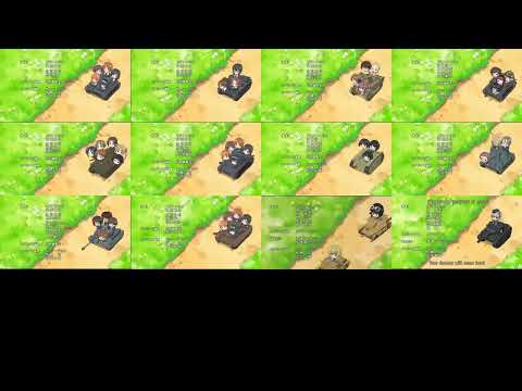 Girls und Panzer ending compilation