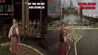 God Of War  No TAA DOF  And HUD PC Mod