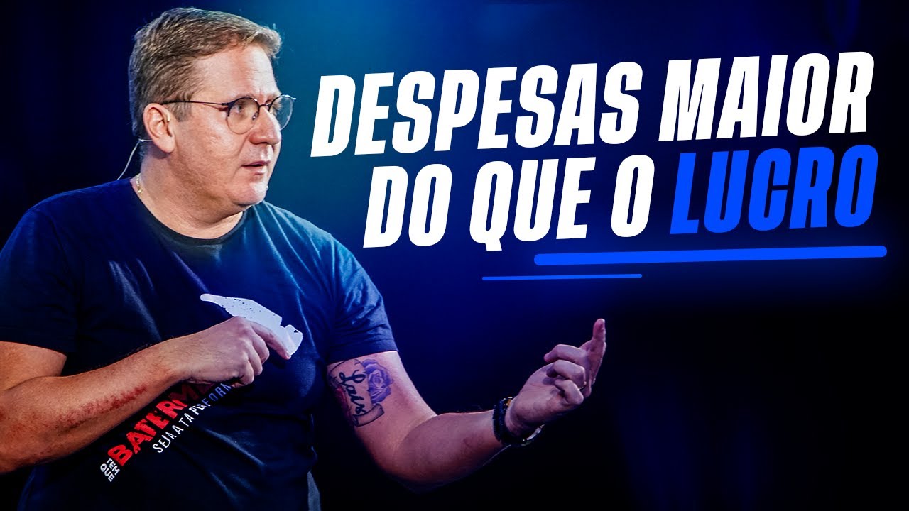 Despesa MAIOR do que o LUCRO. Como resolver? | Marcos Freitas