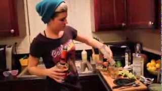 Peach Jalepeno Margaritas!