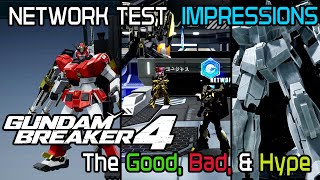 THE GUNDAM GAME WE NEED?! Gundam Breaker 4 Network TEST Impressions