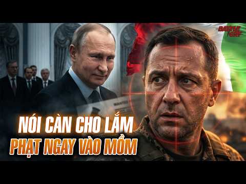 ITALY TRẢ GIÁ ĐẮT KHI VU KHỐNG PUTIN - TỔNG TƯ LỆNH MỚI CỦA UKRAINE VỪA NHẬM CHỨC ĐÃ BỊ TRUY NÃ