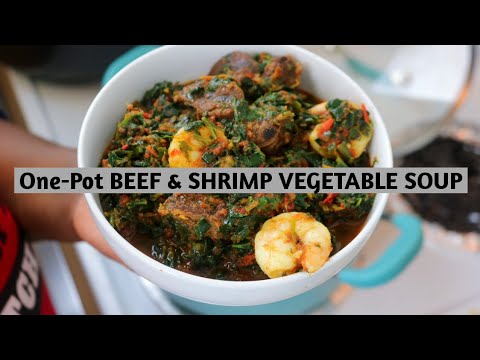 Delicious Beef & Shrimp Efo Riro | How to Make...
